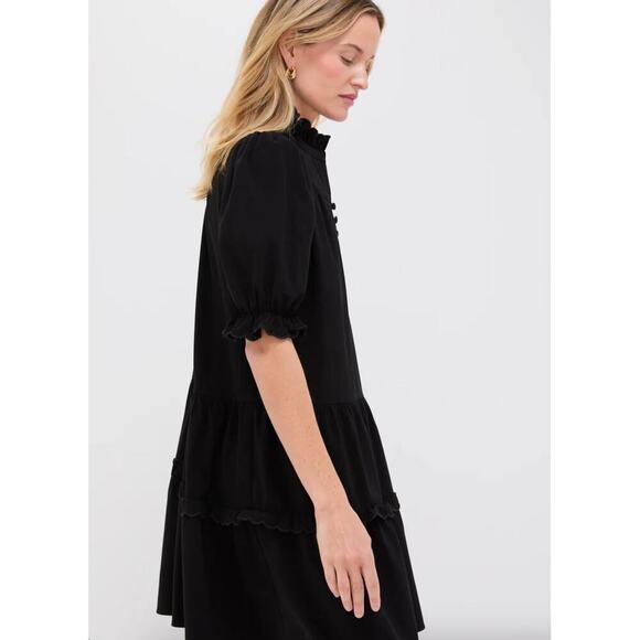 Tuckernuck Pomander Place Black Selena Mini Dress Sz L - Picture 3 of 8